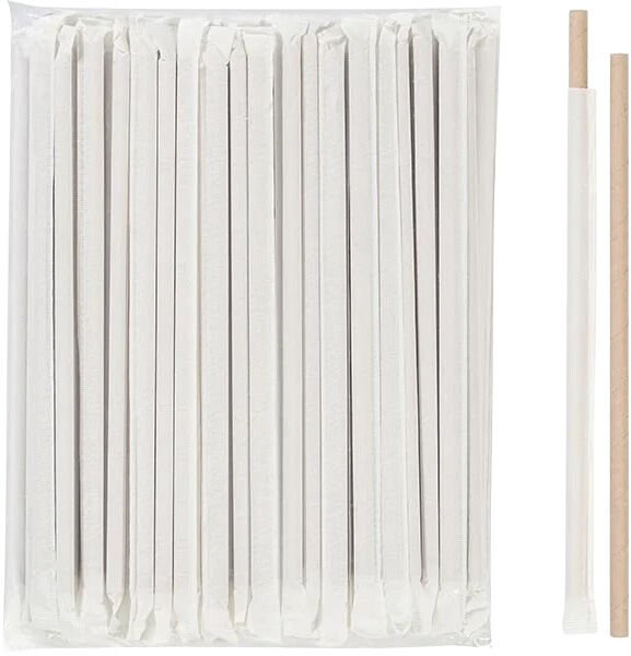 Kağıt Sargılı Kraft Karton Pipet