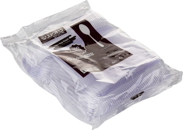 Plastik Sup Lüks Kaşık