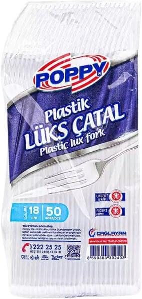 Plastik Çatal Lüks Özel